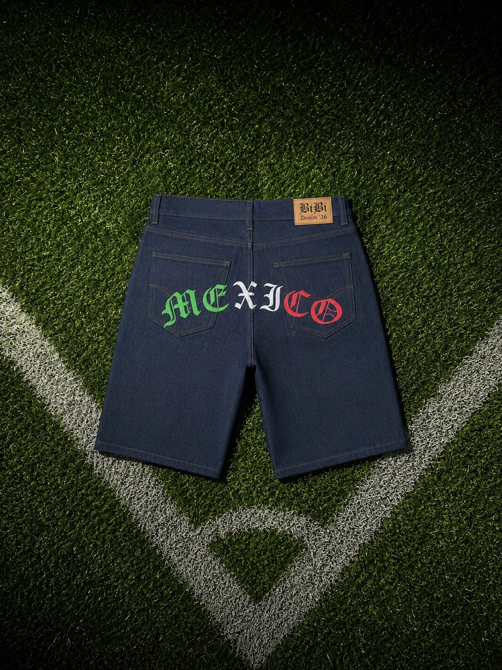 Vamos Mexico Denim Shorts