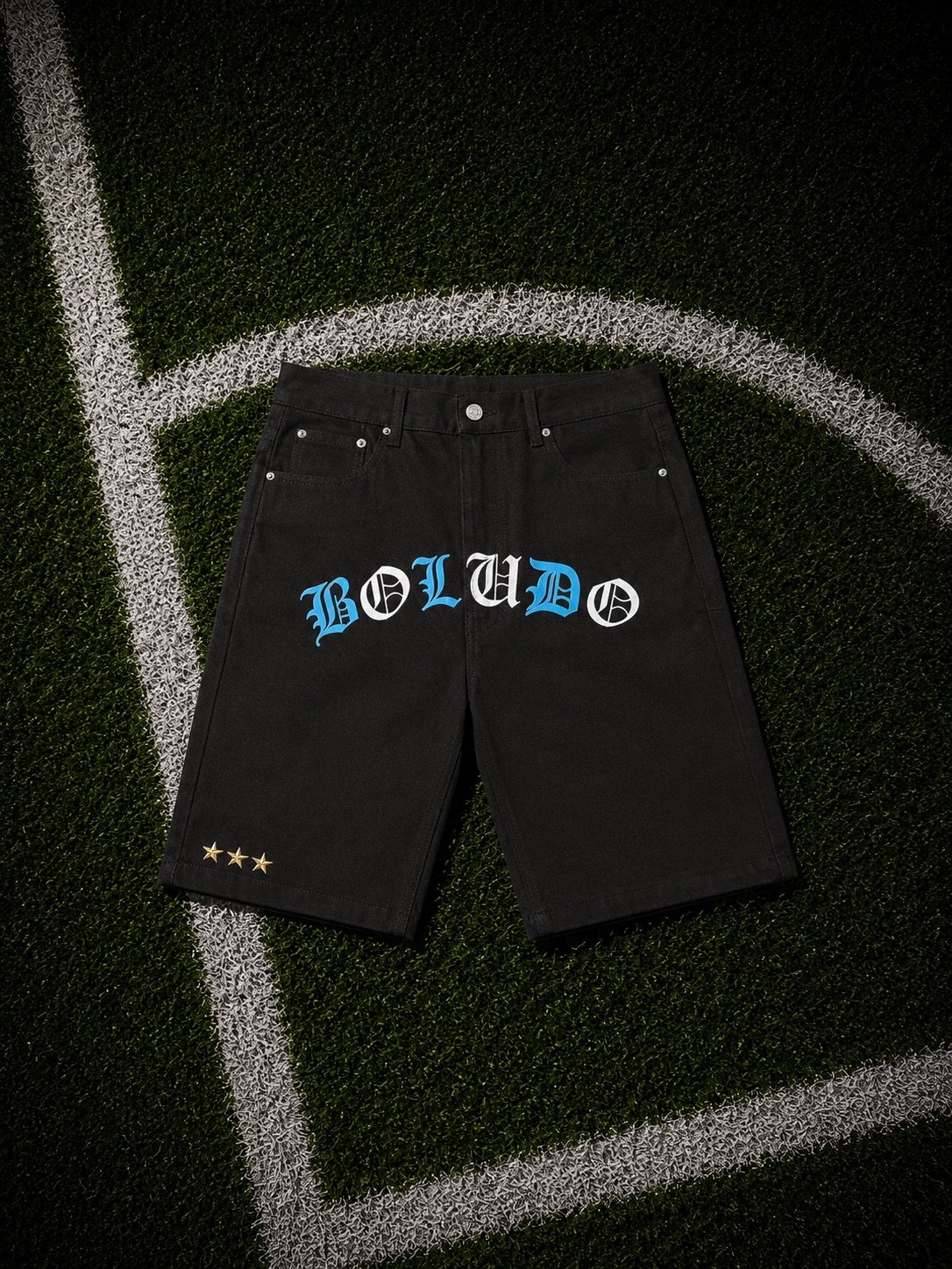 Boludo Argentina Denim Shorts