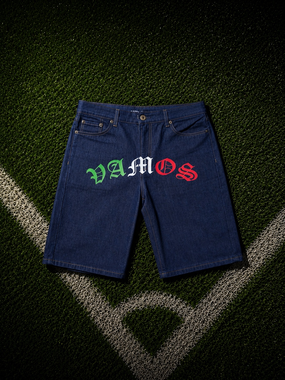 Vamos Mexico Denim Shorts