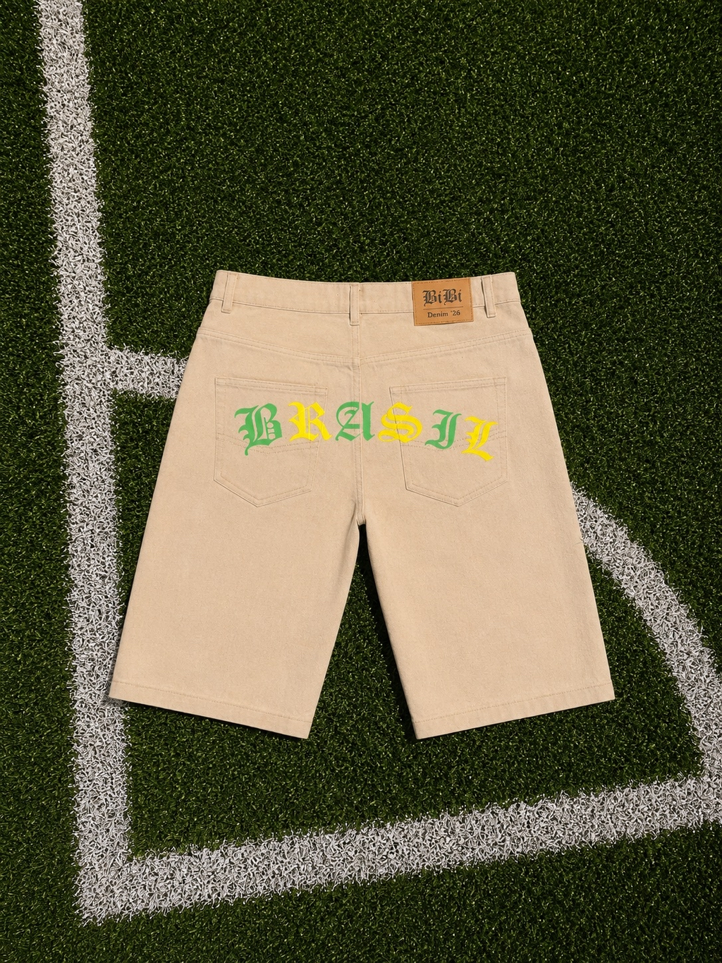 Phonk Brasil Denim Shorts
